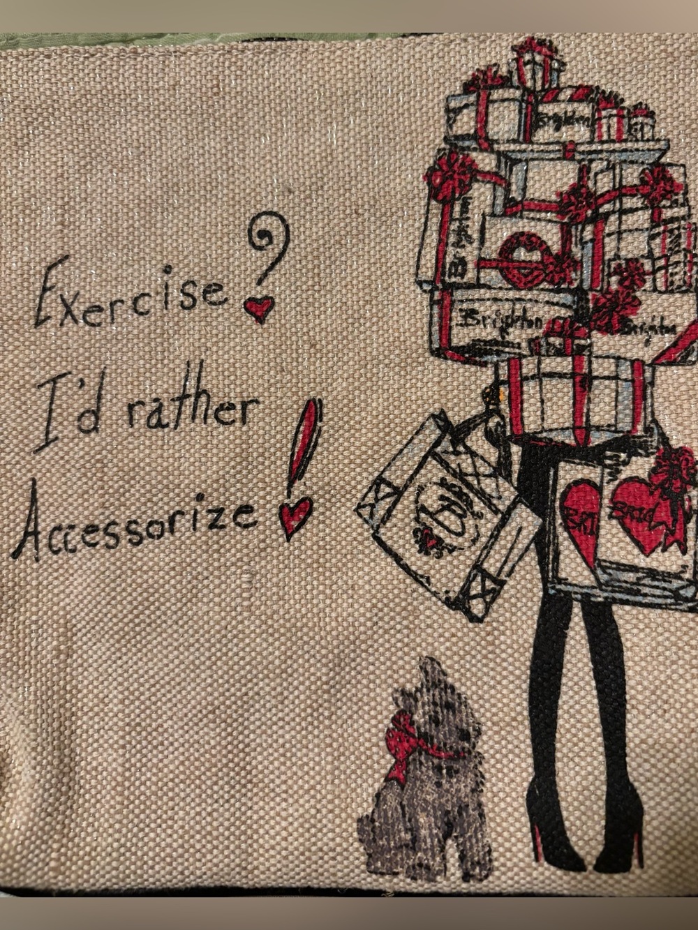 Brighton Scottie canvas crossbody - Like New - Picture 3 of 6